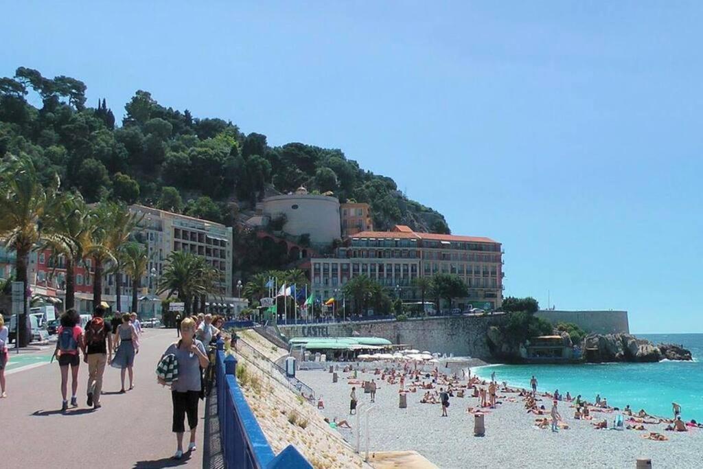 Studio A Louer Au Coeur Du Carre Dor A Nice, Rue Dalpozzo A 150 Metres Des Plages Luaran gambar